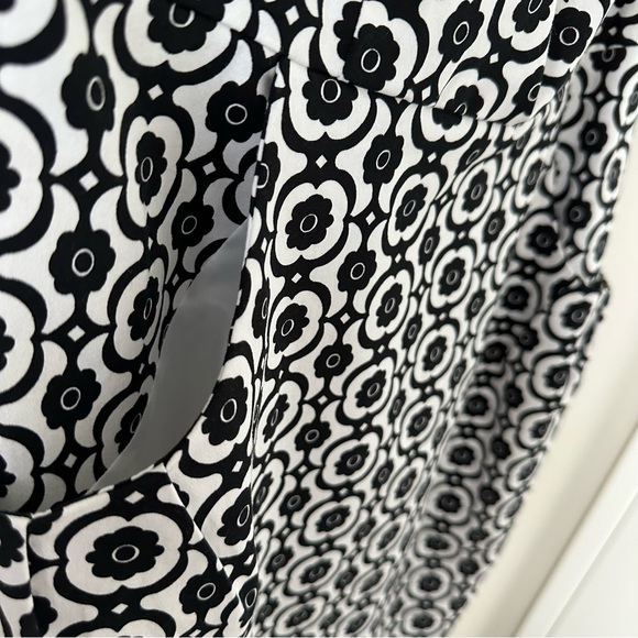 Nine West Sleeveless Dress Black and White Pattern  Women’s Size 2 NWT - Picture 13 of 16